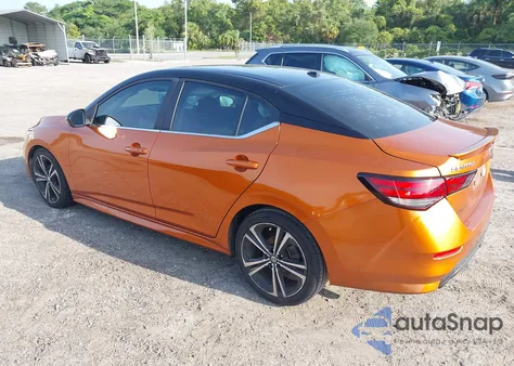 2020 Nissan Sentra Sr Xtronic Cvt z USA, uszkodzony, nr VIN 3N1AB8DV3LY220765